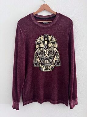 Star Wars Darth Vader Waffle Knit Long Sleeve